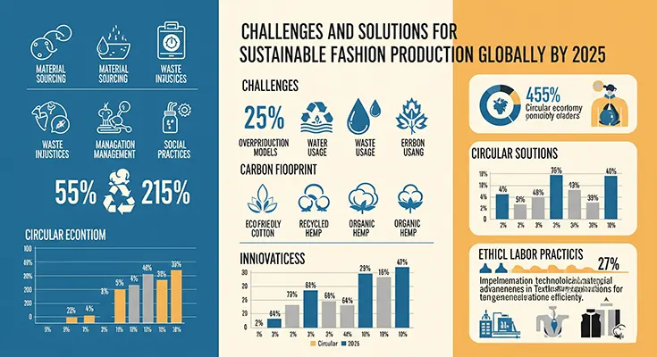 Challenges and Solutions for Sustainable Fashion Production Globally by 2025