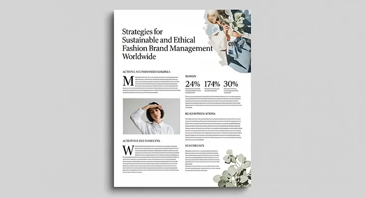 Strategies for Sustainable and Ethical Fashion Brand Management Worldwide