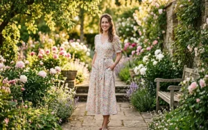 Short Sleeve Floral Vintage Tea Dress with Pockets: The Ultimate Wardrobe Essential