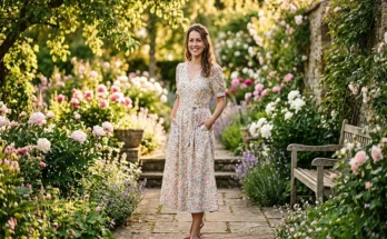 Short Sleeve Floral Vintage Tea Dress with Pockets: The Ultimate Wardrobe Essential