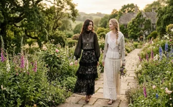 The New Romanticism: Masterfully Styling Lace Maxi Skirts and Sheer Layers