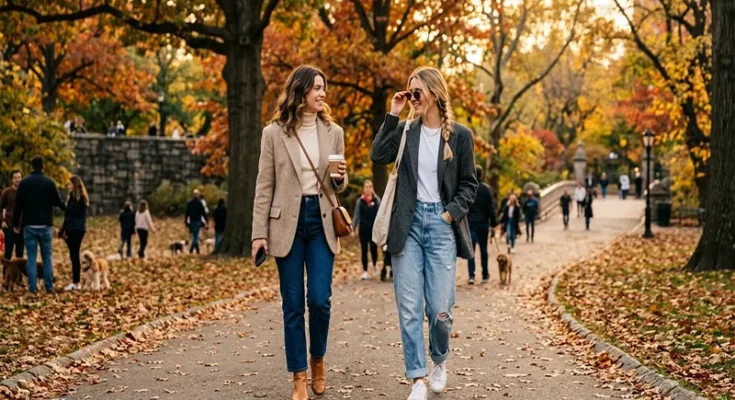 The Oversized Blazer and Jeans: Mastering Fall’s Ultimate Casual-Chic Uniform
